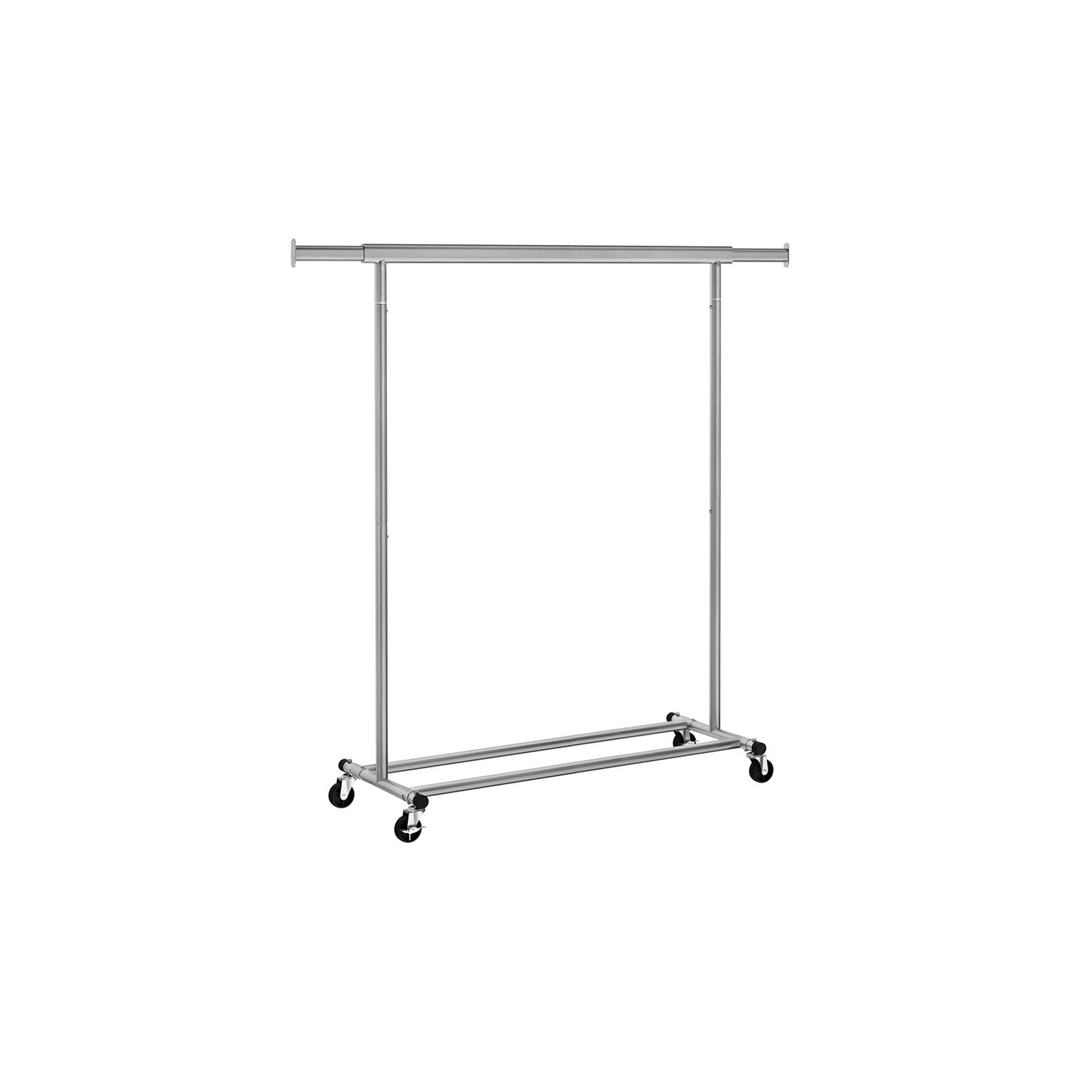 Heavy-Duty Portable Clothes Rack - Metal - Dove Grey - Extendable Hanging Rail