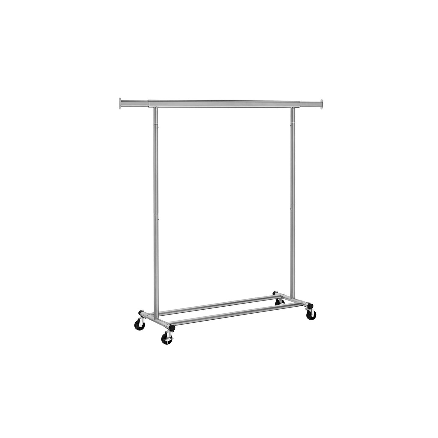 Heavy-Duty Portable Clothes Rack - Metal - Dove Grey - Extendable Hanging Rail