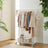 Clothes Rack - Metal - Silver - Extendable