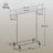 Garment Rail - Metal - Silver