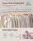 Heavy-Duty Clothes Rack - Metal - Jelly Pink - Extendable and Portable with 90 kg Load Capacity