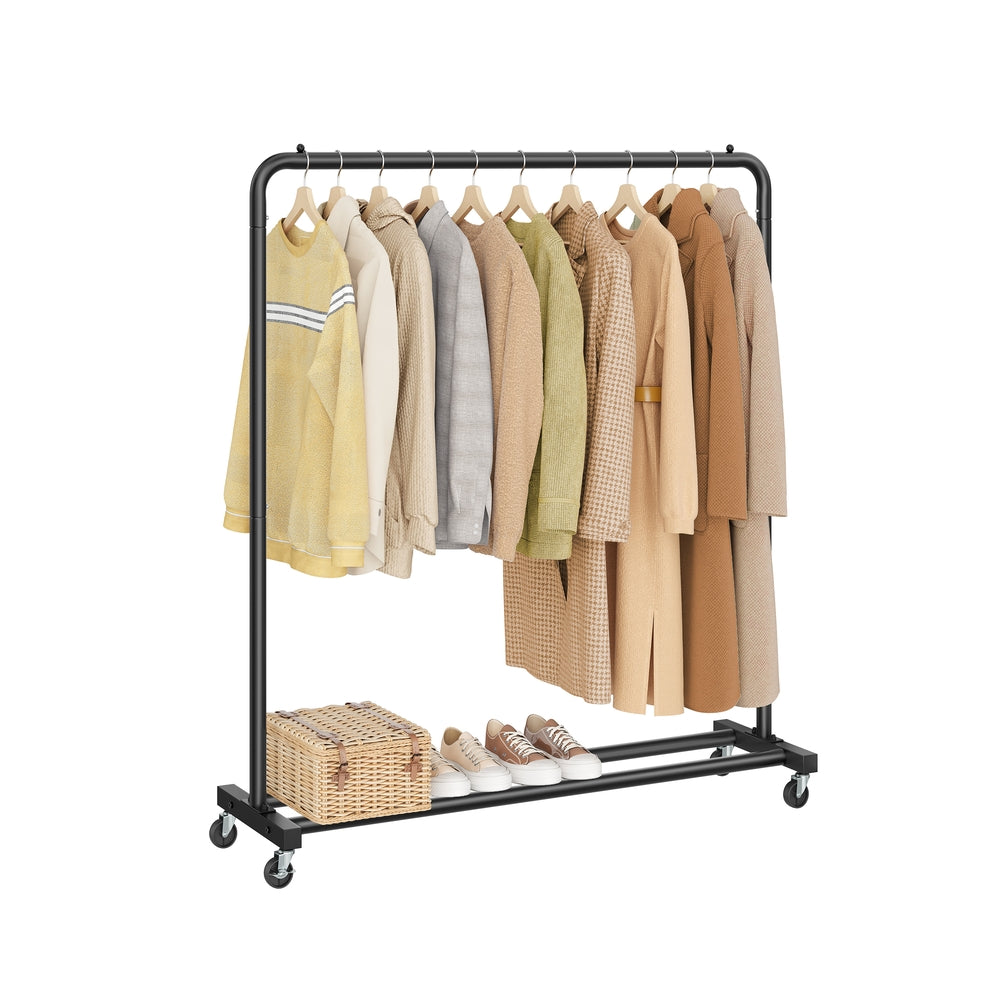 Clothes Rack - 90 kg - Steel - 2 Lockable Wheels