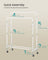 Clothes Rack - 90L - Steel - Double Rods