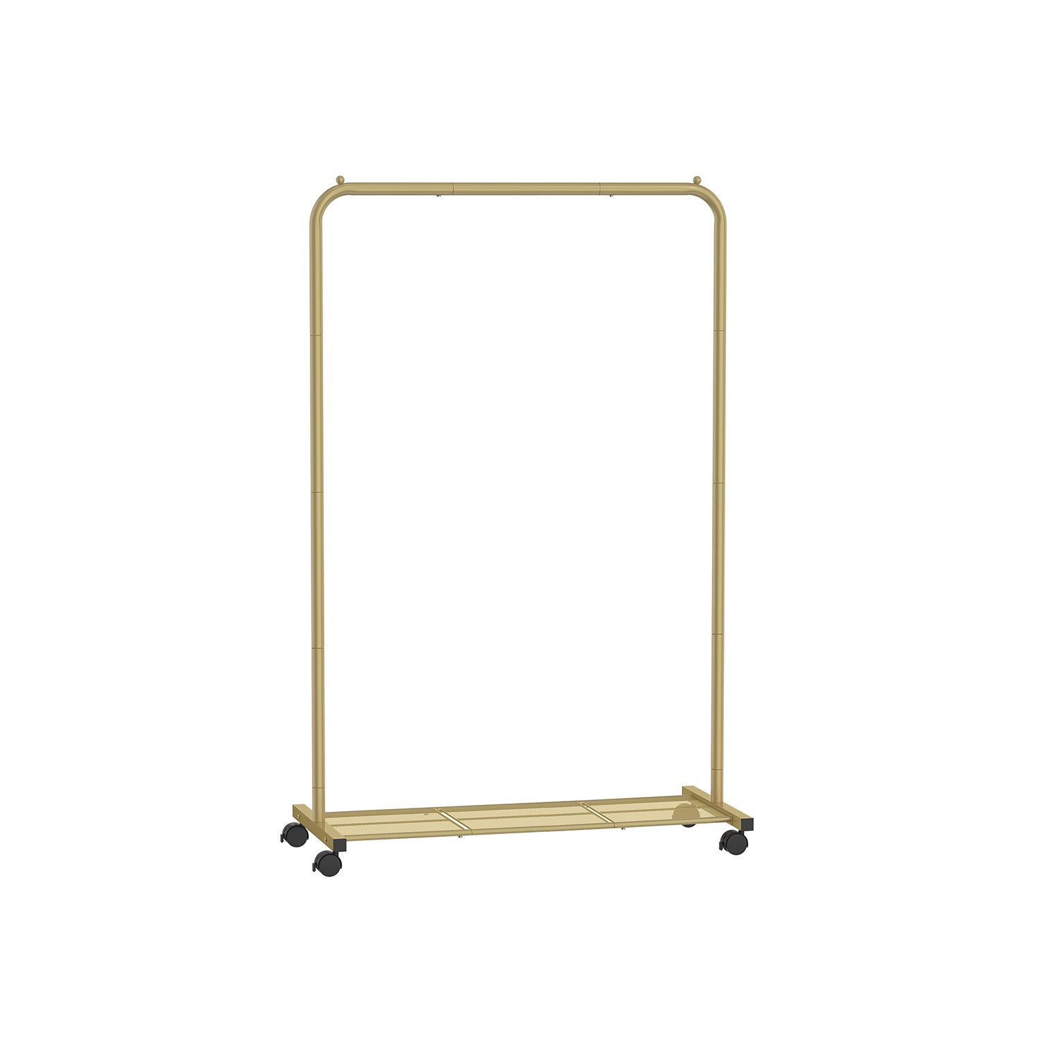 Garment Rack - Metal - Jelly Pink - Mobile with Storage Shelf