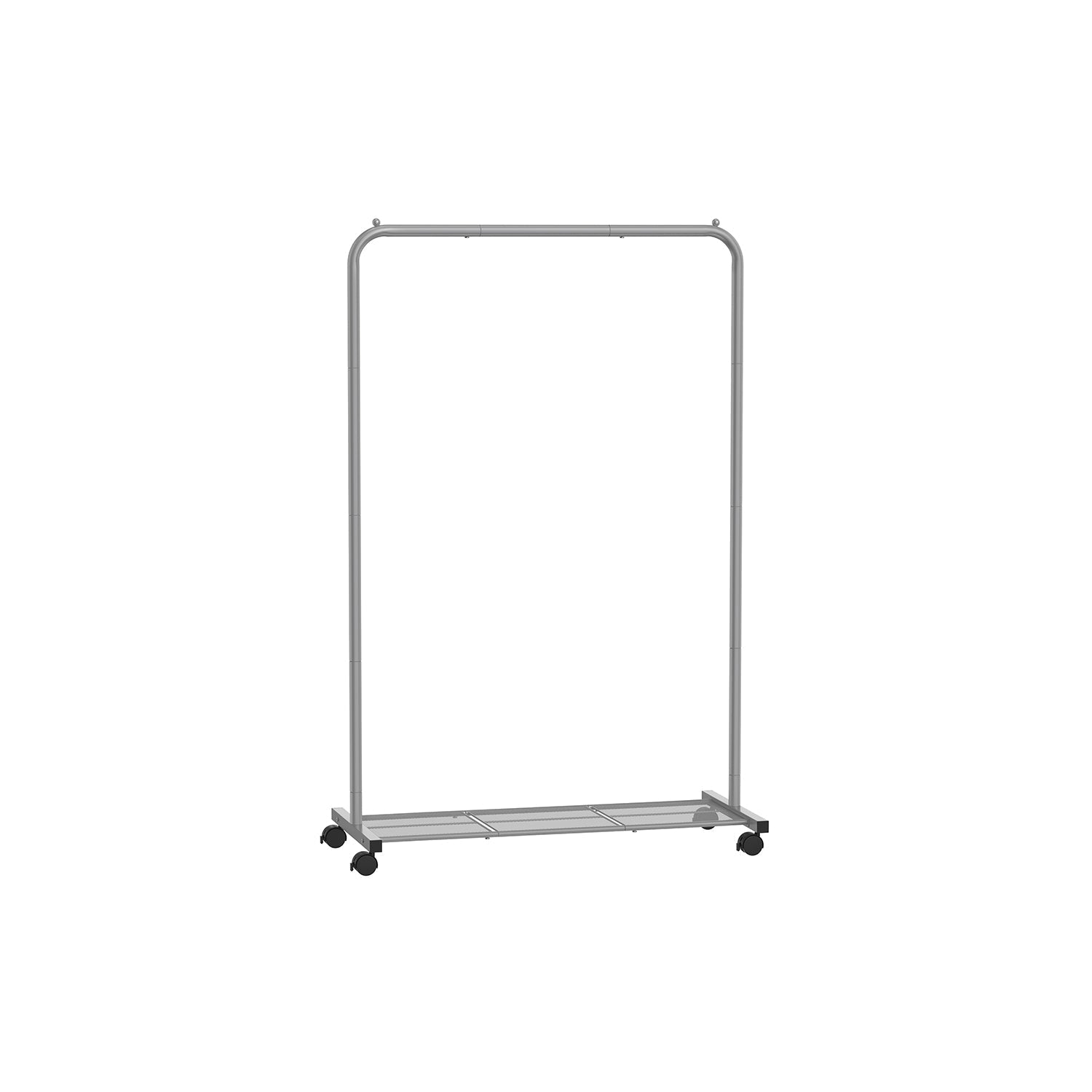 Garment Rack - Metal - Jelly Pink - Mobile with Storage Shelf