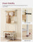 Coat Stand - Wood - Natural - With Shoe Storage Bench