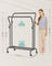 Double-Rail Clothes Rack - Heavy-Duty Metal - Black - Mobile with Shelf