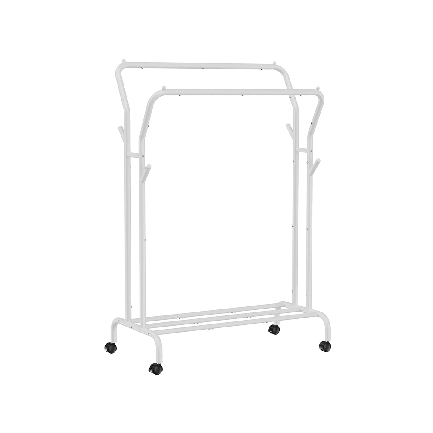 Clothes Rack - Metal - White - 103.5 cm Wide