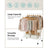 Clothes Rack - Metal - White - 103.5 cm Wide