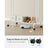 Clothes Rack - Metal - White - 103.5 cm Wide