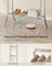 Clothing Rack - Metal - Portable with Storage Shelves and Hooks