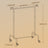 Heavy-Duty Clothes Rack - Metal - Chrome