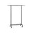 Clothes Rack - Metal - Ink Black - Extendable with Wheels