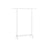 Clothes Rack - Metal - Cloud White - Extendable Hanging Rail with Wheels