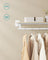 Wall-Mounted Clothing Rack - Supports up to 60 kg - Wood - Natural Beige