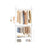Floor to Ceiling Clothes Rail - 3-Tier Adjustable - Metal - Matte White - Organized and Accessible Storage