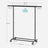 Heavy Duty Mobile Clothes Garment Rack - Chrome