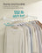 Set of 2 Wall-Mounted Clothes Rails - Steel - Cloud White