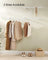 Set of 2 Wall-Mounted Clothes Rails - Steel - Cloud White
