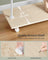 Portable Clothes Rack - Metal - Natural Beige - With Storage Shelf and Wheels
