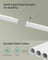 Double-Rod Clothes Rack - Metal - Cloud White - Portable with Storage Shelf