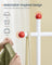 Portable Clothes Rack - Metal - Matte White - Includes Matchstick-Shaped Hooks