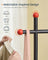 Portable Clothes Rail - Metal - Ink Black - Dual Hanging Rails with Fabric Shelf and Storage Bag