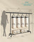Heavy Duty Portable Clothes Rack - Metal - Black - Extendable Rail up to 150 kg Capacity