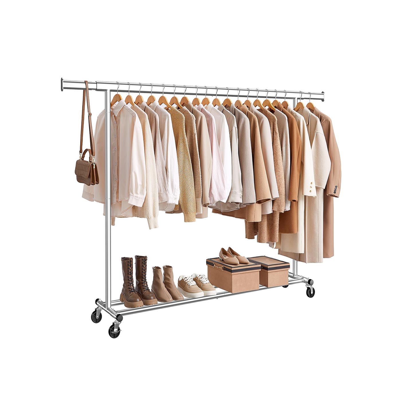 Clothes Rack - Silver - Chrome