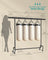 Clothes Rack - Heavy-Duty Steel - Matte Black - Extendable Hanging Rail
