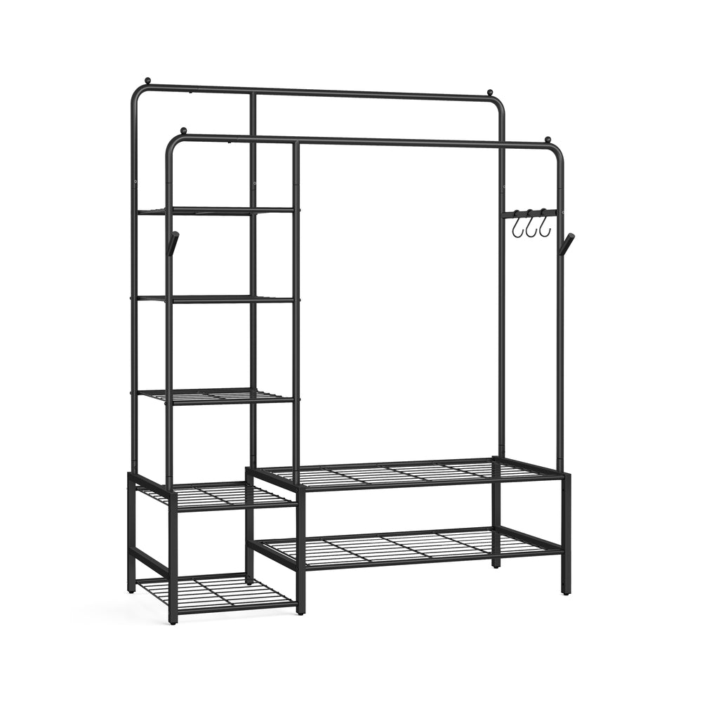Open Wardrobe Clothes Rack - 45L - Steel - 7 Shelves