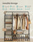 Open Wardrobe Clothes Rack - 45L - Steel - 7 Shelves