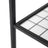 Garment Rack - Steel - Matte Black - Includes Hanging Rail and Bottom Shelf