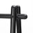 Garment Rack - Steel - Matte Black - Includes Hanging Rail and Bottom Shelf