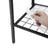 Garment Rack - Steel - Matte Black - Includes Hanging Rail and Bottom Shelf