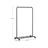 Clothes Rack - Metal - Black - Mobile with Storage Shelf