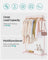 Garment Rack - Metal - Jelly Pink - Mobile with Storage Shelf