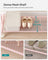 Garment Rack - Metal - Jelly Pink - Mobile with Storage Shelf