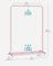 Garment Rack - Metal - Jelly Pink - Mobile with Storage Shelf
