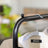 Garment Rack - Metal - Black - Double-Rail with Wheels and Mesh Shelf