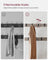 Coat Rack - Steel - Hazelnut Brown and Black - 4-in-1 Design with Shoe Storage Bench