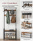 Coat Rack - Metal - Rustic Brown