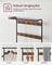 Coat Rack - Metal - Rustic Brown