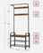 Coat Rack - Metal - Rustic Brown