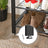 Hall Tree - Metal - Rustic Brown - Multifunctional with Removable Hooks