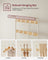 Coat Rack - Metal - Rustic Brown
