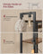Coat Rack with Shoe Bench - Wood - Brown - 9 Hooks