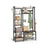 Hall Tree - Engineered Wood - Brown - Bench with Shoe Storage and Multiple Hooks