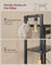 Hall Tree - Engineered Wood - Brown - Bench with Shoe Storage and Multiple Hooks