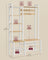 Hallway Coat Rack - Engineered Wood - Golden Oak - Bench with Shoe Storage and Multiple Hooks